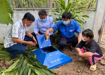 Mô hình xử lý rác hữu cơ tại gia đình góp phần làm tốt tiêu chí môi trường