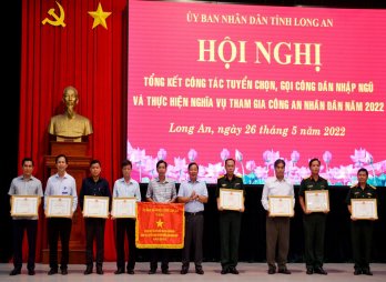 Long An hoàn thành thắng lợi 100% chỉ tiêu tuyển quân năm 2022