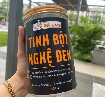 Tinh bột nghệ đen nguyên chất tại nghệ Bà Lan