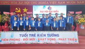 Anh Nguyễn De Goonl được bầu giữ chức danh Bí thư Thị đoàn Kiến Tường nhiệm kỳ 2022-2027