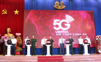 Viettel khai trương mạng 5G tại Long An