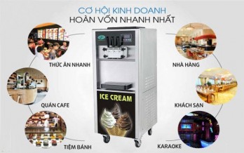 Top máy làm kem tươi kinh doanh ít vốn, đem lại lợi nhuận cao