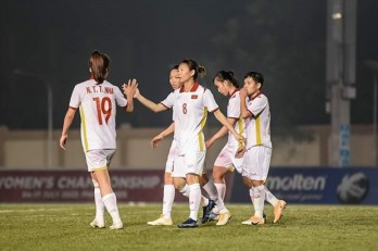 Vietnam defeat Timor Leste for semi-finals berth at Asian football women's championship