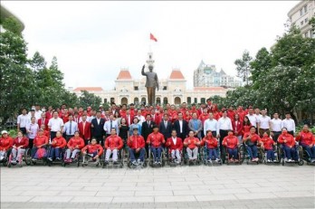 Vietnamese flag flies at 2022 ASEAN Para Games