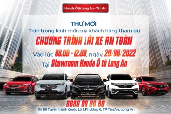 Thư mời chương trình LÁI XE AN TOÀN