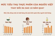 Mức tiêu thụ thực phẩm của người Việt thay đổi ra sao 10 năm qua?