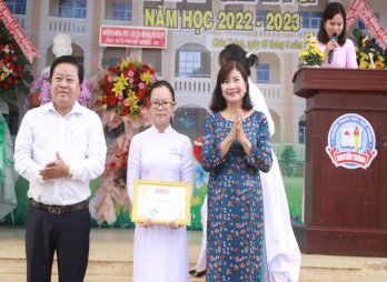 THPT Nguyễn Thông đón trên 500 học sinh đầu cấp trong năm học 2022 - 2023