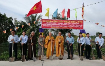 Bến Lức khởi công xây dựng cầu Thiên Châu