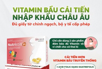 Từ nay bà bầu chỉ cần dùng bộ 2 Nutristill 90 và Calcium Mix là đủ cho cả thai kỳ