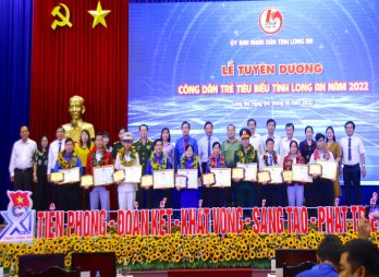 Long An tuyên dương Công dân trẻ tiêu biểu năm 2022