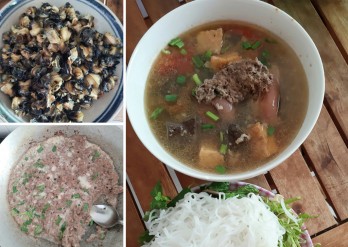 Bún riêu cua đồng ấm lòng ngày mưa