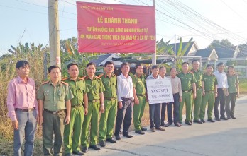 Bến Lức: Hiệu quả mô hình Ánh sáng an ninh, trật tự, an toàn giao thông