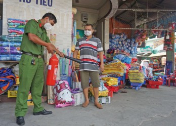 Bến Lức: Tăng cường công tác bảo đảm an toàn phòng cháy, chữa cháy