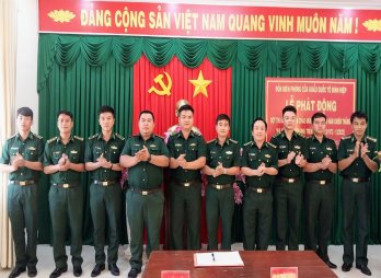 Đồn Biên phòng Cửa khẩu Quốc tế Bình Hiệp: Phát động thi đua cao điểm 50 ngày lập công quyết thắng