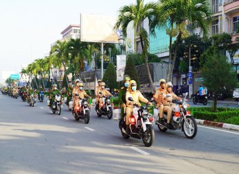 Công an tỉnh Long An ra quân tấn công tội phạm bảo đảm an ninh, trật tự Tết Nguyên đán Quý Mão năm 2023