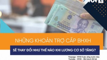 Những khoản trợ cấp BHXH sẽ thay đổi như thế nào khi lương cơ sở tăng?