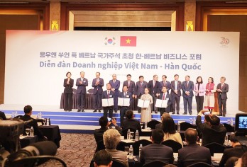 Leaders of Long An accompanied State visit to Korea