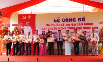 Hội Người cao tuổi huyện Cần Giuộc tham gia xây dựng địa phương