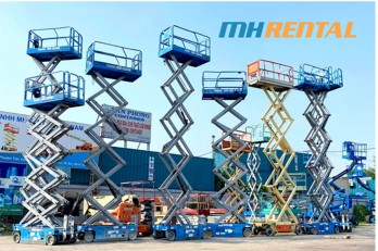 MH Rental - công ty dịch vụ xe nâng người đã mở thêm chi nhánh làm việc tại Long An