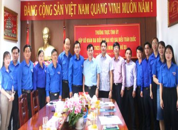 Thường trực Tỉnh ủy gặp gỡ Đoàn đại biểu tỉnh Long An tham dự Đại hội Đoàn toàn quốc lần thứ XII