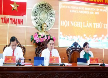 Tân Thạnh đạt và vượt 16/16 chỉ tiêu Nghị quyết Huyện ủy năm 2022