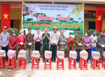 Đồn Biên phòng Sông Trăng tổ chức chương trình “Xuân biên phòng ấm lòng dân biên giới”