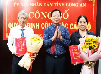 Ông Mai Thanh Tùng được bổ nhiệm làm Phó Giám đốc Sở Y tế Long An