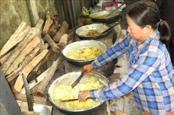 Ginger jam makes Tet warm