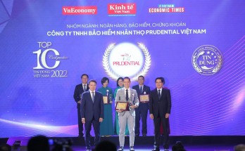 Sản phẩm mới của Prudential lọt top 10 Sản phẩm – Dịch vụ tin dùng của năm chỉ sau 4 tháng ra mắt