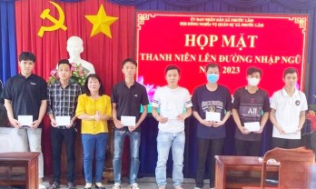 Thanh niên Cần Giuộc, Đức Huệ sẵn sàng lên đường làm tròn nghĩa vụ với Tổ quốc