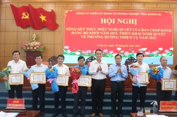 Đảng ủy khối Cơ quan và Doanh nghiệp tỉnh triển khai nhiệm vụ công tác năm 2023