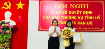 Nguyên Phó bí thư Tỉnh đoàn Cà Mau giữ chức Phó trưởng Ban Dân vận Tỉnh ủy