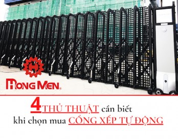 4 thủ thuật khi mua cổng xếp tự động mà dân trong ngành không muốn bạn biết