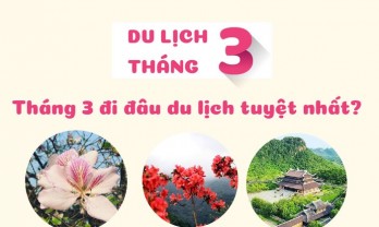 Tháng 3 đi đâu du lịch là tuyệt nhất?