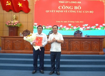 Announcing the decision approving Mr. Huynh Van Son as Vice Chairman of Long An Provincial People's Committee