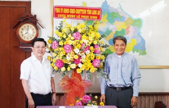 Permanent Deputy Secretary of Provincial Party Committee – Nguyen Thanh Hai visits Tan An Parish