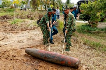 Phát hiện và xử lý an toàn quả bom 250kg