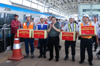 Thủ tướng đi thử nghiệm tàu metro Bến Thành – Suối Tiên, thúc đẩy dự án nút giao thông lớn nhất TPHCM