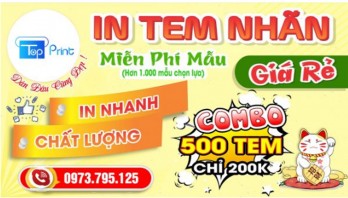 Nhà máy sản xuất tem nhãn giá rẻ, chuyên nghiệp tại Long An