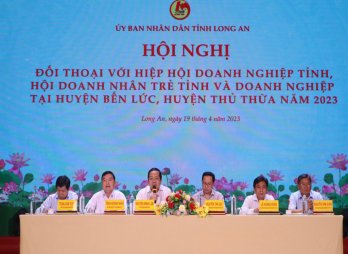 Phó Chủ tịch UBND tỉnh Long An - Nguyễn Minh Lâm đối thoại với doanh nghiệp tại huyện Bến Lức, Thủ Thừa