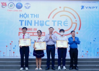 38 thí sinh xuất sắc đoạt giải tại Hội thi Tin học trẻ tỉnh Long An lần thứ 25