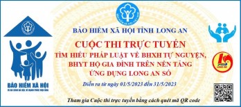 Phát động cuộc thi 'Tìm hiểu pháp luật về BHXH tự nguyện, BHYT hộ gia đình trên ứng dụng Long An Số'