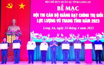 Ghi nhận từ hội thi Giảng dạy chính trị giỏi