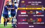 Lịch trực tiếp bóng đá SEA Games 32: U22 Indonesia - Philippines, Campuchia - Timor Leste