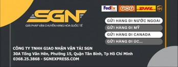 Dịch vụ chuyển yến sào đi Mỹ của SGN Express