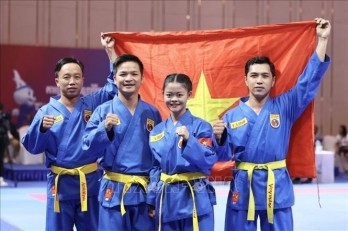 SEA Games 32: Vovinam “mở hàng” Huy chương Vàng trong ngày 9/5