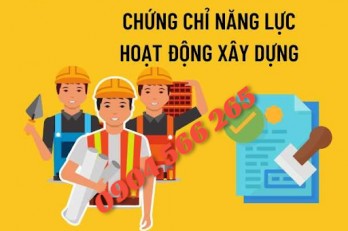 Dịch vụ Cấp chứng chỉ năng lực hoạt động xây dựng