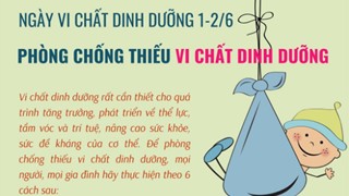 6 biện pháp phòng chống thiếu vi chất dinh dưỡng