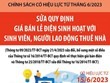 Sửa quy định giá bán lẻ điện với sinh viên, lao động thuê nhà