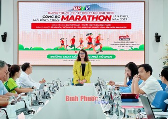 BPTV công bố giải Bình Phước marathon lần thứ I, năm 2023